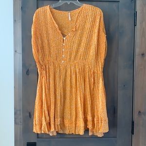 Free people yellow floral dress